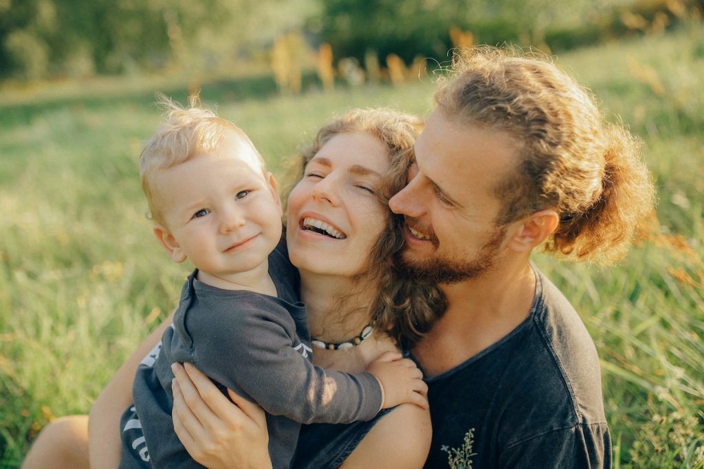 family bonding in nature