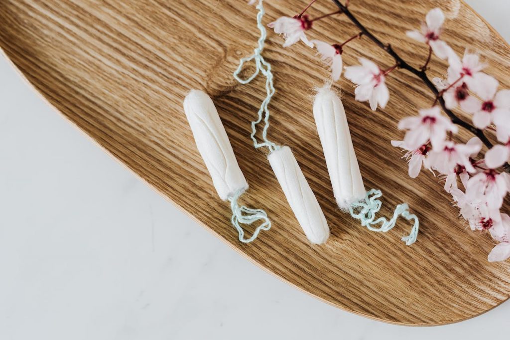 Cotton menstrual tampons